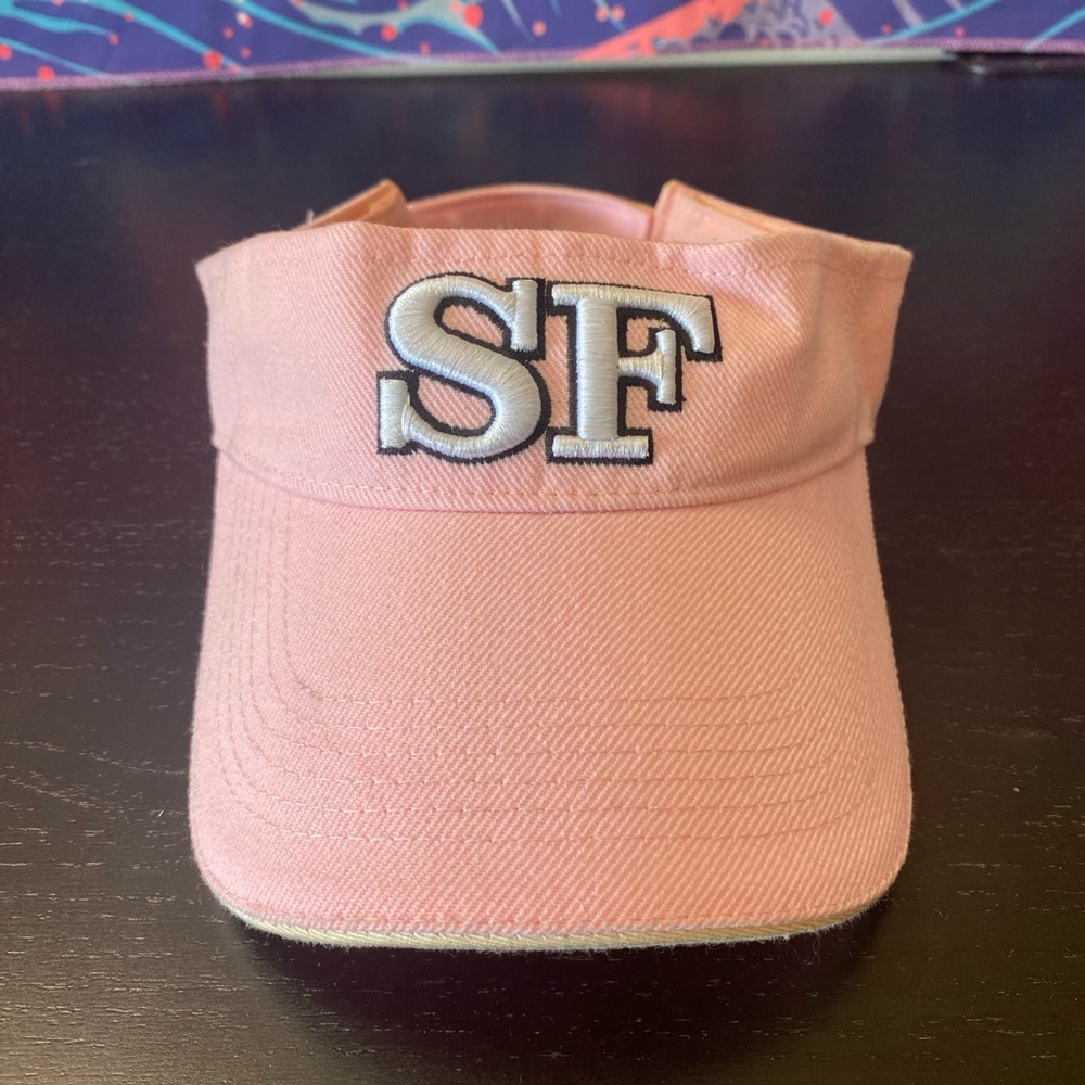 Cap USA Pink SF Embroidered Visor one-size